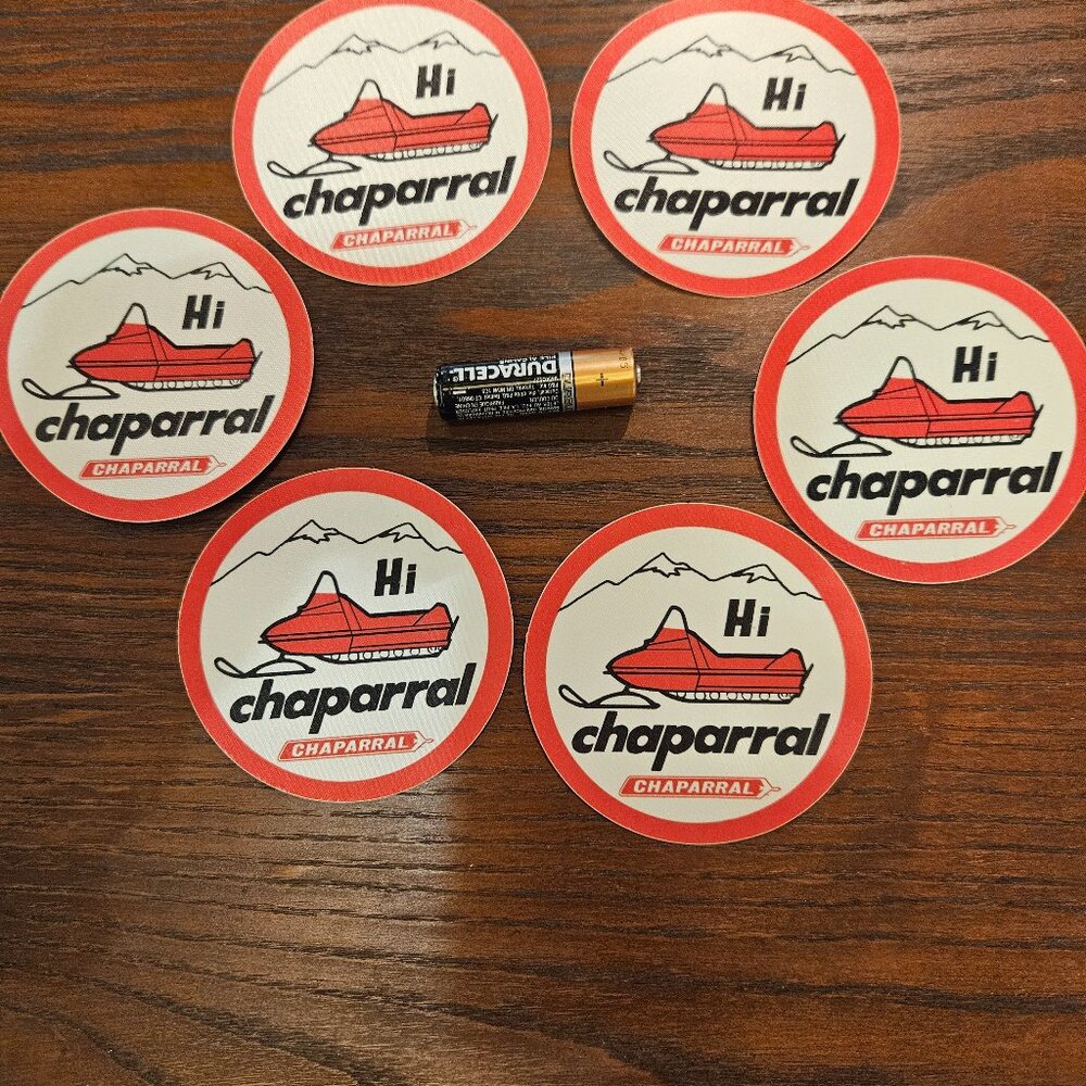 Vintage Hi Chaparral Stickers